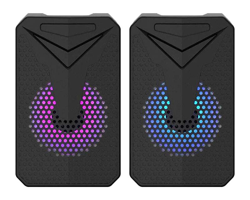 Računarske periferije i oprema - AOAS E-005 USB RGB zvučnici crni - Avalon ltd