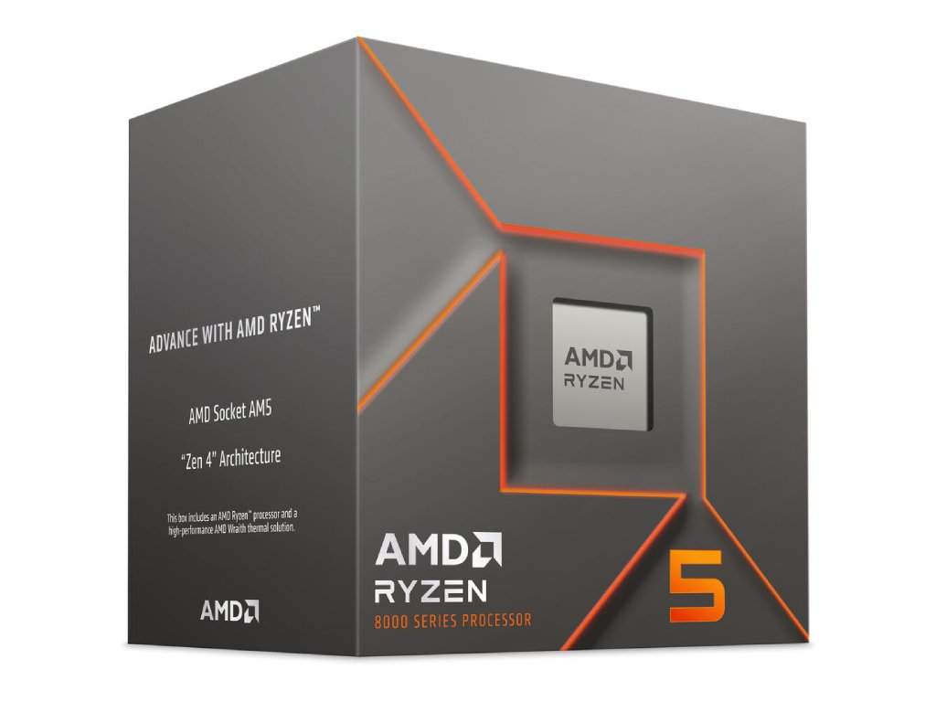 Računarske komponente - AMD Ryzen 5 8400F, 4.2GHz/4.7GHz Max, 6C/12T, AM5, 16MB L3 cache, Wraith Stealth, Graphics Required - Avalon ltd