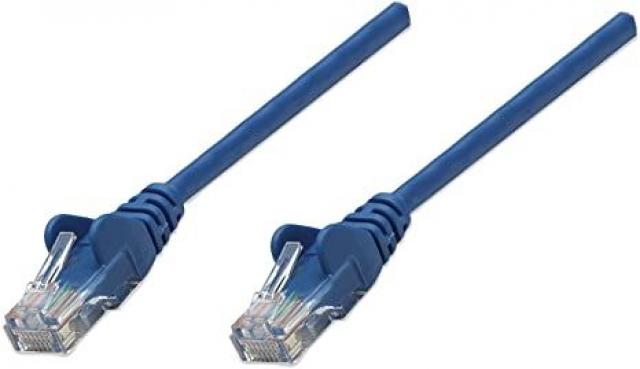 Kablovi, adapteri i punjači - INTELLINET PATCH KABL 1M CAT5e UTP PVC PLAVI - Avalon ltd
