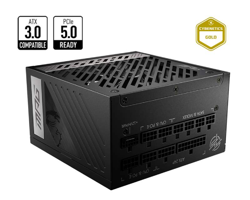 Računarske komponente - MSI MPG A850G PCIE5 850W napajanje - Avalon ltd