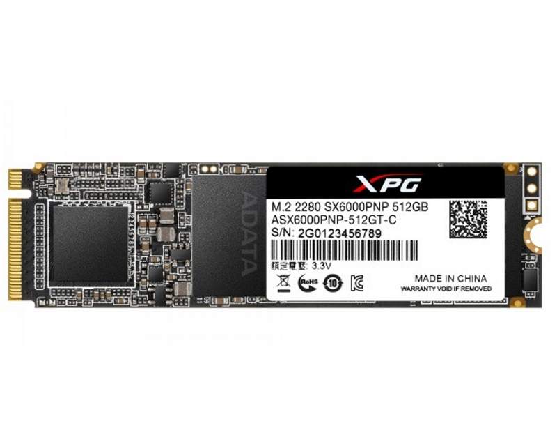 Računarske komponente - A-DATA 512GB M.2 PCIe Gen 3 x4 NVMe ASX6000PNP-512GT-C SSD - Avalon ltd