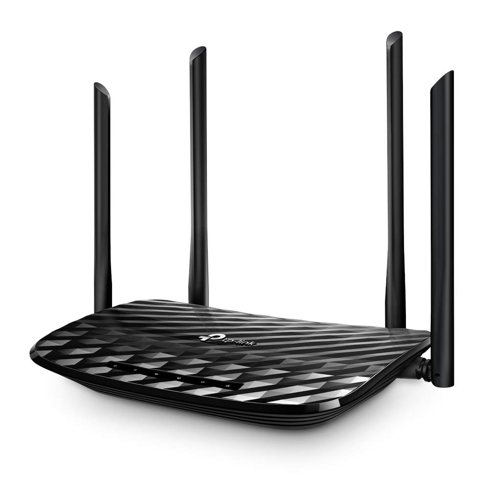 Mrežna oprema, Adapteri, AP i ruteri - TP-LINK ARCHER C6 Wi-Fi Ruter AC1200 Dual Band, 5 Gigabit Ports, 4 Fixed High-Performance Antennas - Avalon ltd