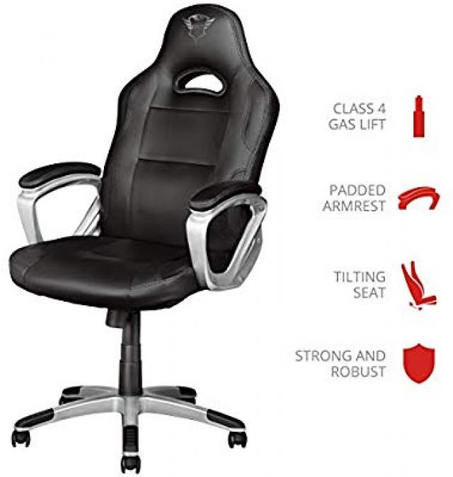 Gaming konzole i oprema - Trust GXT 705 Ryon Gaming Chair Black - Avalon ltd