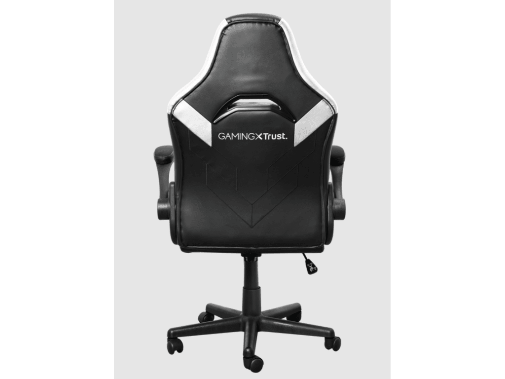 Gaming konzole i oprema - TRUST GXT 703W Riye Comfortable adjustable gaming chair,flip-up armrests, Max weight 140kg,White - Avalon ltd