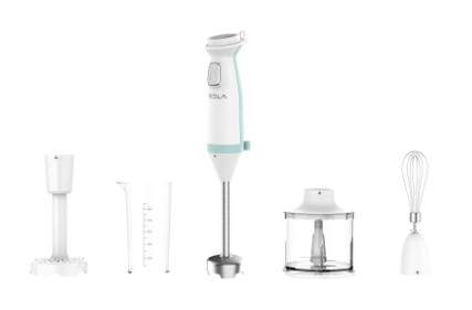Mali kućanski aparati - Tesla HB510BWS ručni blender sa nastavcima, 600W, 4 nivoa brzine, Delight collection mint plavi - Avalon ltd
