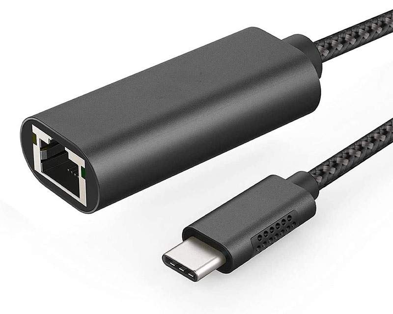 Mrežna oprema, Adapteri, AP i ruteri - USB Tip C - Ethernet 10/100 mrezni adapter Crni - Avalon ltd