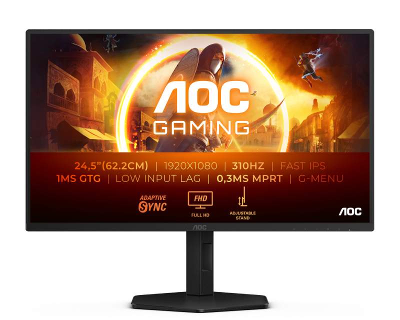 Monitori - AOC 24.5 inča 25G4SXU FHD 1920x1080 Fast IPS 310 Hz gaming monitor - Avalon ltd