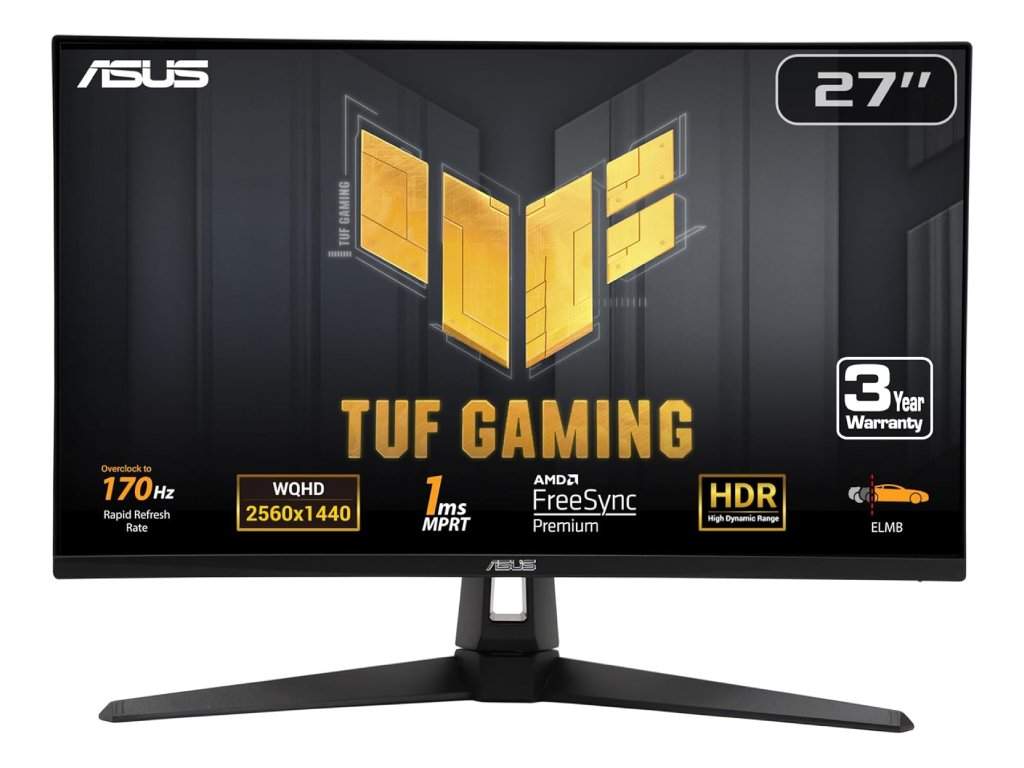 Monitori - ASUS TUF Gaming Monitor VG27AQA1A, 27