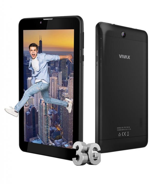 Tableti i oprema - Tablet Vivax TPC-704 3G Dual Sim Crni, 7