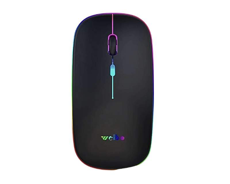 Računarske periferije i oprema - WEIBO RF-6800 Bežični RGB miš crni - Avalon ltd