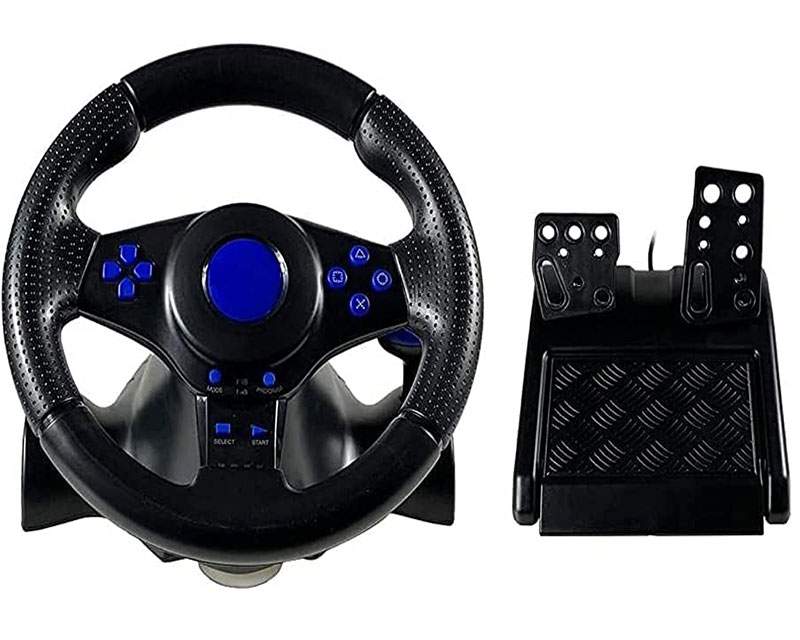 Gaming konzole i oprema - GENERIC GT-V7 Volan sa menjačem crni - Avalon ltd