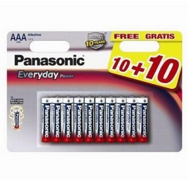 Baterije, UPS i oprema - PANASONIC BATERIJE LR03EPS/20BW AAA 20 kom - Avalon ltd
