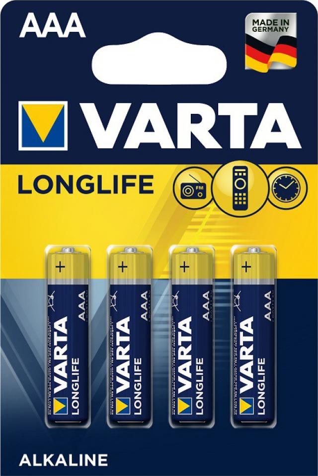 Baterije, UPS i oprema - Varta Longlife LR03/AAA 4/1 - Avalon ltd