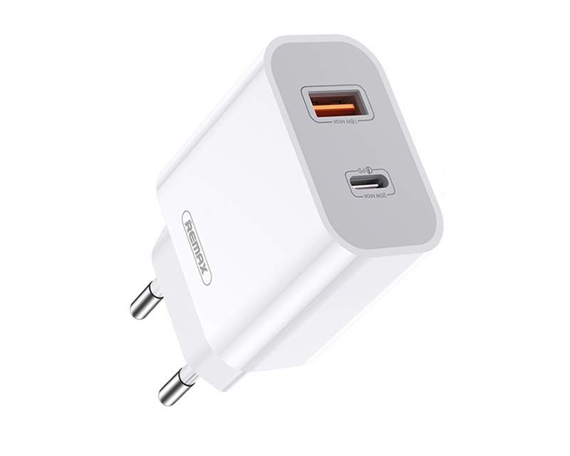 Kablovi, adapteri i punjači - REMAX RP-U68 QC + PD 20W adapter beli - Avalon ltd